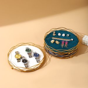 Présentoir de bijoux, boucles d'oreilles de bijoux, collier, petit ornement, présentoir de plateau, cintre en flanelle en métal, accessoires de tir de fenêtre – Image 2