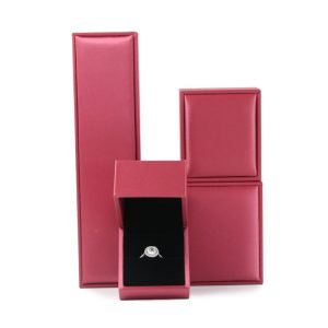 Boîte d'emballage de bijoux en pu brossé bijoux pendentif bague boucles d'oreilles bracelet bracelet collier boîte de rangement luxe léger – Image 6