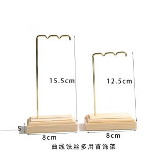 Porte-bijoux en métal, présentoir à bijoux, boucles d'oreilles, pendentifs, colliers, bracelets, présentoirs polyvalents, accessoires de présentoir de bijouterie – Image 4