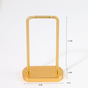 Ventes directes d'usine créatif porte-boucles d'oreilles porte-bijoux porte-boucles d'oreilles accessoires de diffusion en direct stand accessoires de tir présentoir en métal – Image 4