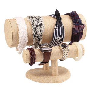 Présentoir en flanelle pour bandeau à trois couches, bracelet fleur de tête, présentoir à bijoux, bracelet de montre, présentoir à bijoux. – Image 5