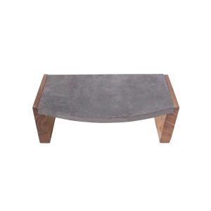 Table de rehaussement de flanelle de noyer haut de gamme présentoir de bijoux présentoir de bijouterie table fluide de bijoux ensemble de trois pièces – Image 5