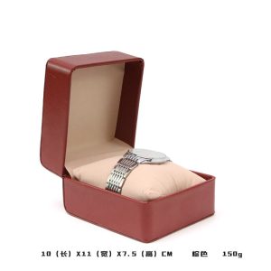 Montre d'affaires de luxe légère stockage de bijoux boîte d'emballage en cuir boîte-cadeau boîte de montre à rabat flanelle montre oreiller noyau intérieur – Image 5