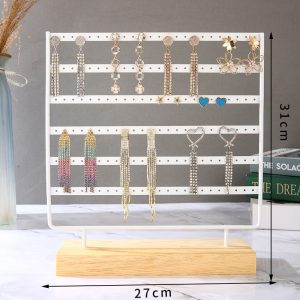 Porte-bijoux en métal spot transfrontalier, boucles d'oreilles, clous, boucles d'oreilles, présentoir, bijouterie, diffusion en direct, accessoires de présentation de bijoux de stand – Image 7