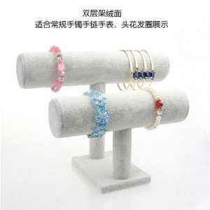 Présentoir en flanelle pour bandeau à trois couches, bracelet fleur de tête, présentoir à bijoux, bracelet de montre, présentoir à bijoux. – Image 4