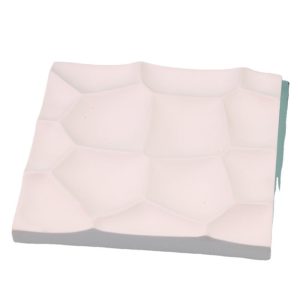 Présentoir à bagues en résine, boucles d'oreilles créatives, plaque de rangement et de finition, porte-bague polygonal, accessoires d'affichage de paires d'alliances – Image 5