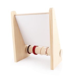 Boucles d'oreilles en rondins, support de boucles d'oreilles, bracelet amovible, bracelet, présentoir de bracelets, support de montre, bijoux d'oreilles, support combiné multifonctionnel. – Image 4