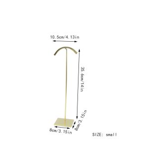 Grand métal haut de gamme bijoux bracelet chandail chaîne rack collier rack bijouterie présentoir accessoires sac à main présentoir – Image 5