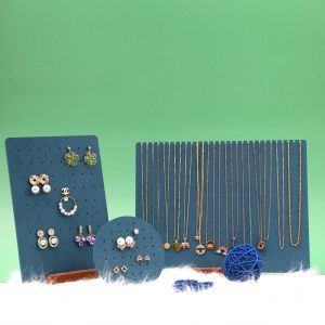 Spot transfrontalier porte-bijoux vert collier boucles d'oreilles carte porte-bracelet présentoir porte-bijoux accessoires de tir – Image 3