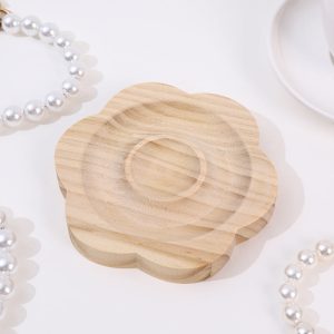 Spot plateau de bracelet en bois plateau d'affichage de bijoux bijoux plateau de magasin d'antiquités plateau de conception de bracelet bijoux plateau de perles de bouddha – Image 12