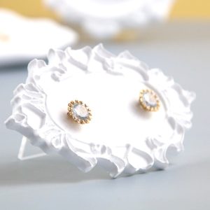 Porte-bijoux en relief vintage boucles d'oreilles en résine blanche collier bracelet porte-bracelet présentoir à bijoux – Image 4