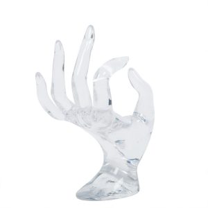 Présentoir à bagues en plastique ok modèle à main accessoire bague bracelet présentoir à bracelets bijoux modèle à main présentoir à bijoux – Image 2