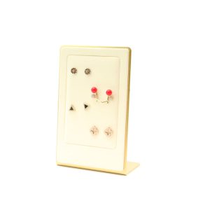 accessoires d'affichage en métal, boucles d'oreilles, étagères, présentoirs, boucles d'oreilles verticales créatives, supports à bijoux en flanelle microfibre – Image 4