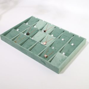Porte-bijoux, présentoir, flanelle rose, collier de fenêtre, accessoires de présentation de bijoux en bague, accessoires de présentation de bijoux haut de gamme. – Image 21