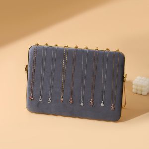 Présentoir à bijoux boucles d'oreilles collier petit ornement présentoir à bijoux série bicolore cintre fenêtre accessoires de prise de vue – Image 8