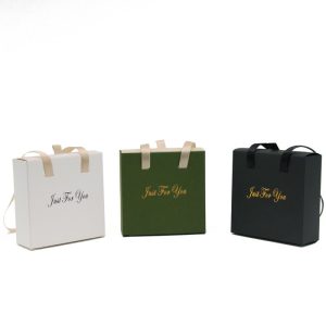 Emballage cadeau de bijoux portable boîte d'emballage en carton boîte-cadeau fille collier boucles d'oreilles bague bracelet boîte à bijoux – Image 5