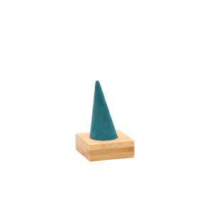 Présentoir à bagues, porte-bijoux, porte-bagues, porte-bagues, accessoires de présentoir, porte-bagues en bambou vert et en microfibre de bois. – Image 6