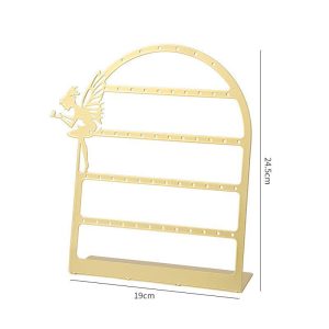 Spot transfrontalier, boucles d'oreilles créatives en métal, colliers, porte-bagues, accessoires de diffusion en direct de perles de bijouterie, porte-bijoux. – Image 2