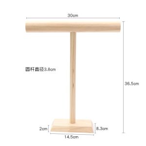 Présentoir transfrontalier pour bracelets et colliers, étagère de rangement pour bracelets suspendus multicouches, étagère à bijoux en bois – Image 5