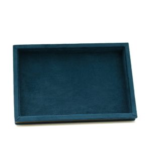 Présentoir à bijoux, présentoir à bijoux, polaire en microfibre de bambou et de bois, plaque à anneaux, plaque à picorer avec couvercle, boîte à bijoux, accessoires de vitrine – Image 10