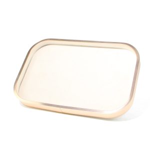 Plaque à bijoux en métal, porte-bijoux, plaque à bijoux beige en microfibre en alliage d'aluminium, présentoir à bijoux européen, stockage de bijoux – Image 10