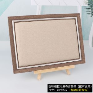 Cadre photo en bois boucles d'oreilles murales, boucles d'oreilles, tableau d'affichage, présentoir de bijoux, ornement de bague, collier, support de rangement, bijoux. – Image 6