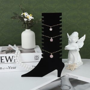 Porte-bijoux pliant transfrontalier, collier, présentoir de cheville, pendentif, bijouterie, accessoires d'affichage de prise de vue en direct – Image 7