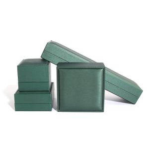 Nouveau feu vert bijoux de luxe boîte de rangement de bijoux bijouterie bague bracelet collier clou boucle d'oreille bracelet – Image 2